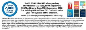 2000 Bonus Flybuys Points with Minimum $100 Officeworks Gift Card Purchase  @ Coles - OzBargain