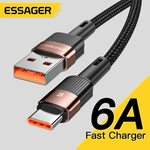 Essager 6A USB to USB-C Nylon Braided Cable 1m US$2.30 (~A$3.22) Delivered @ ESSAGER Official Store AliExpress