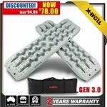 X-BULL Recovery Tracks 10T Sand Mud Snow Grass Mats Truck 4WD 1 Pair Gray Gen3.0 $78 Delivered @ etoshaoz eBay