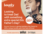 Win a Braun Series 9 Pro Shaver, Braun All-in-One Trimmer and Fitbit Charge 5 Prize Pack Worth $867.95 from Bounty Parents