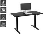 Ergolux 140cm Dual Motor 2 Section Leg Standing Desk (Black/White) $299 ($289 with FIRST) + Free Delivery @ Kogan