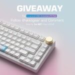 Win a Cinnamoroll 20th Anniversary PC75v2 Mechanical Keyboard from Akko