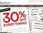 30% off Everything + Free Delivery - Mathers Shoes - Online Only