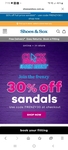 30% off Kids Sandals + $9.95 Delivery ($0 with $69 Order) @ Shoes & Sox