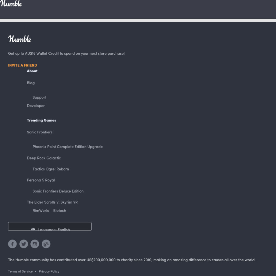 [PC] Humble Choice 1Year Subscription 133 (Ongoing 179 Per Year) New
