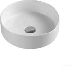 Gloss White Counter Top Round Basin $118 + Delivery @ Bathroom Hut