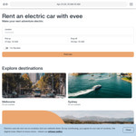 AmEx Offers: $50 off with $300 Min Spend @ evee.com.au (Tesla & Electric Car Rental / Sharing)