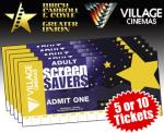 Greater Union Movie Tickets $7.99 each (5 for $39.95) at COTD