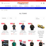 Up to 95% off Car & Motorsport Apparel, Accessories, Headwear & More: Mostert Youth Tee $2.75 + Delivery @ Motorsport Outlet
