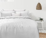 Queen Size White Organic Cotton Quilt Cover Set $20 + $8.50 Delivery ($0 with OnePass) @ Catch