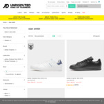 adidas Originals Stan Smith Sneakers $70/$80 (Up to US Size 14) + $6 Delivery ($0 with $150 Spend) @ JD Sports AU