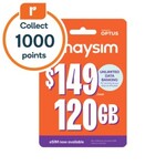 amaysim $149 120GB 1-Year Prepaid Mobile Starter Kit for $119 + 1,000 Everyday Rewards Points (Worth $5) @ Woolworths in-Store