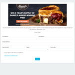 Win a 1 Year Supply of Daniel's Pies (Worth $1352) from SEN
