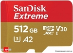 SanDisk 512GB Extreme MicroSD Card $59.47 Delivered @ Shopping Square
