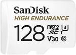 [Prime] SanDisk High Endurance 128GB U3 MicroSDXC $18.99 Delivered @ Amazon AU