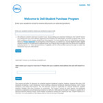 Save 7% and 10% on Selected Products @ Dell Student Purchase Program