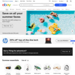 [eBay Plus] 5% off Purchase of $50 or More (Max $1000 Discount Cap) @ eBay
