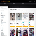 20% off Sitewide Merch, Anime, Manga (Exclusions Apply) + $7 Delivery ($0 with $75 Order) @ Crunchyroll Store Australia