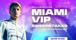 Win a VIP Miami Grand Prix Experience Worth $48,700 from Williams F1