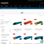 Selected Montbell Sleeping Bags 30% off (from $55.99) + $9.99 Delivery ($0 with $250 Order) @ Montbell Australia