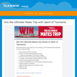 Win 4 Tickets (2 Cabins + Car) on Spirit of Tasmania, Dinners, Golf, 4 Nights Hotel, $250 Visa Card + More from SEN