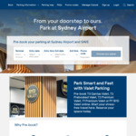 [NSW] 20% off All Parking + Payment Fee/ Surcharge @ Sydney Airport Parking (Online Only)