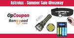 Win a Astrolux Flashlight from Opcoupon for Summer SALE