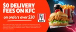 KFC: Free Delivery (Min Spend $30) @ DoorDash