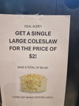 [VIC] $2 Large Coleslaw @ KFC Fountain Gate