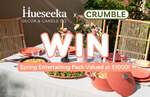 Win a Hueseeka X Crumble Spring Entertaining Pack Valued at $1000 from Hueseeka