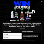 Win 1 of 100 PS5 Console + FC 25 or 1 of 1,000 $100 Woolworths eGift Cards from Pepsi + Woolworths [Requires Purchase]