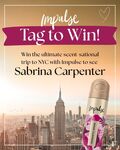 Win a Trip to New York to See Sabrina Carpenter Live + $4,000 Webjet + $1,500 Airbnb + $1,000 Visa Gift Card from Impulse
