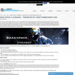 Win a Free DEAD SPACE 3 (PC) Pre-Order Edition with DirectGameCards.com