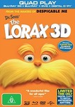 Dr Seuss' The Lorax (Blu-Ray 3D + Blu-Ray + DVD + Digital Copy) $15.98 @ JB Hi-Fi
