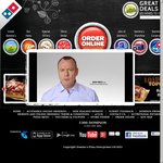 Domino's 3 Traditional/Chef's Best/Value Pizzas + Garlic Bread + Coke $19.95 Pickup