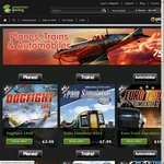 [Green Man Gaming - PC] Euro Truck Simulator 2 $12, Train Simulator 2013 $6 (Steam Keys)
