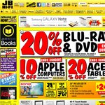 JBHIFI - 10% off Apple Mac and 20% Acer Tablets, DVDs, Blu-Rays, iTunes Cards