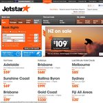 Jetstar Selected Departures > Auckland Return $190 SELECTED DATES