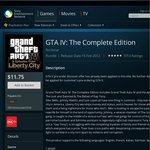 GTA IV - The Complete Edition $11.75 via SEN [PS3]