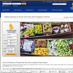 Singapore Airlines Southeast Asia Deal 30kg Baggage