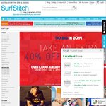 40% off SALE items, Minimum Spend $60 @ SurfStitch
