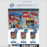 The Lego Movie Videogame $44.99 (PS4), Lego The Hobbit $54.99 (PS4) at OzGameShop