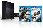 PlayStation 4 with Watchdogs and AC4: Black Flag $548 at Big W