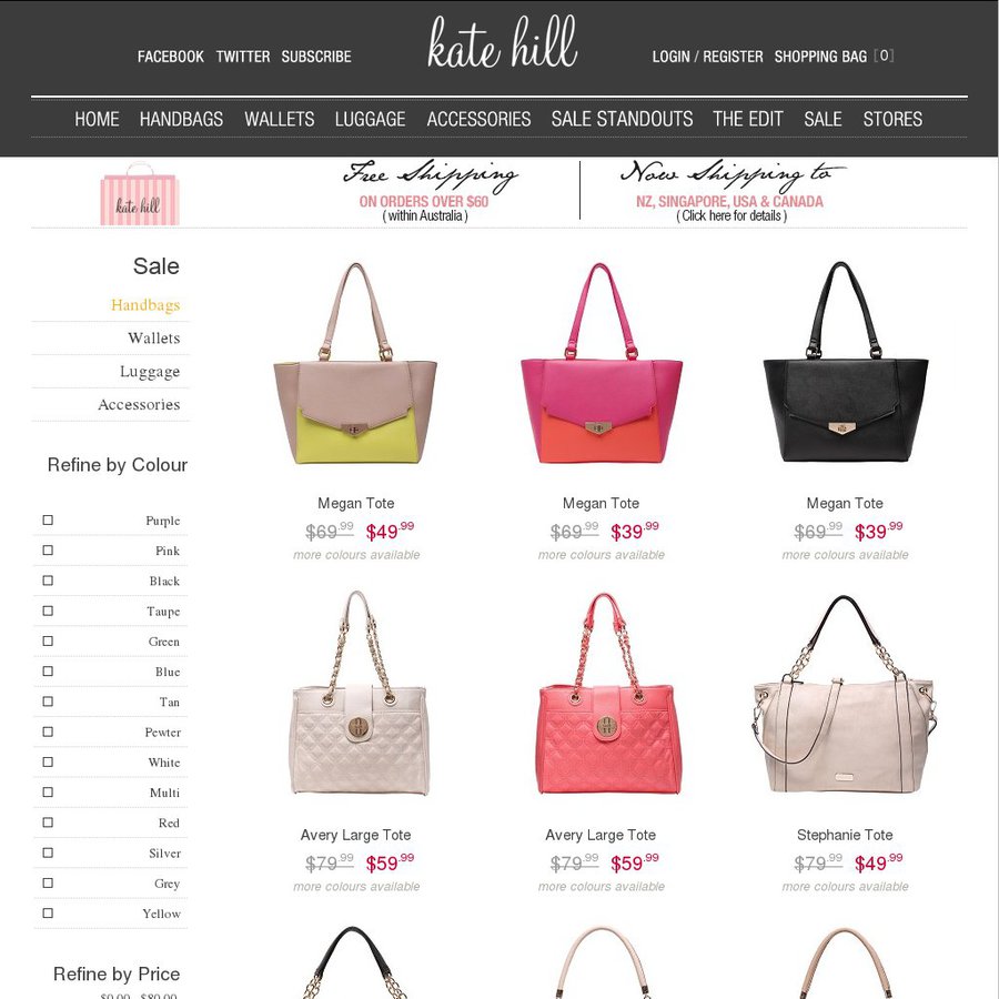 ❗️PRICE DROP: KATE HILL Sling Bag, Women's Fashion, Bags & Wallets,  Cross-body Bags on Carousell