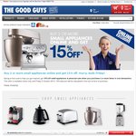 Purchase 2 or More Small Appliances from The Good Guys Online Get 15% off