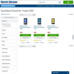 Nokia Lumia 520 $88.00 Outright Harvey Norman