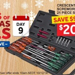 Crescent 21 Piece Screwdriver Set $20 Save $9.90 @ Masters
