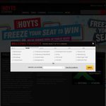 Hoyts Freeze Your Seat - Find Locations for Free Movie Tickets (Excludes NT & Tas)