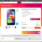 Samsung Galaxy S5 Mini Pre-Paid $359 - Telstra Bluetick & 4GX Compatible @ Telstra