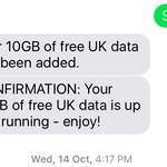 Bonus 10GB Free Data on EE Network in UK for Visitors